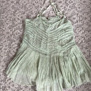 Mint Green Mini Dress